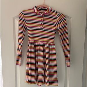 Mini Boden Colorful Striped Kids Dress